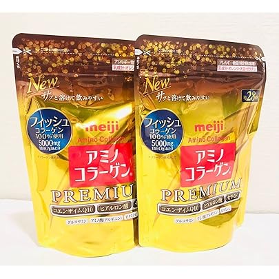 Amazon.co.jp: アミノコラーゲン プレミアム（約28日分／196g×2袋